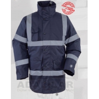 Reflektifli Lacivert Parka