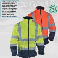 Reflektifli Softshell Mont