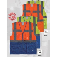 Reflektifli RWS Çok Cepli İkaz Yeleği